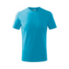 MALFINI Tričko Basic 138, krátý rukáv, dětské MAL-1384408 Tyrkysová 4 roky