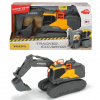 Volvo exkavátor drapák pracovný stroj so svetelnými a zvukovými efektmi 23cm - Dickie Toys