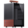 Jonsbo T6 PC, Mini-Tower, Mini-ITX, Tempered Glass, wood - black T6 BLACK