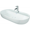 Duravit Luv umývadlo 80x40 cm oválny pultové umývadlo biela 03808000001