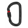 Asymetrická karabína Petzl Am´D čierna screw lock