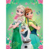 Fototapeta panel - PL0653 - Frozen Elsa,Anna a Olaf 175cm x 250cm - Vlies 110gr