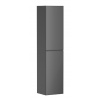 Hansgrohe Xevolos E - Vysoká skrinka 40x176x36 cm, 2 dvierka, pánty vpravo, matná sivá/metalická sivá 54223770