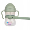 Šnúrka na fľašu so slamkou b.box šalviová silikónová nastaviteľná elastická