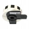 Etikety BROTHER DK-11219 - okrúhle 12 mm - 1200 ks, biela - kompatibilná
