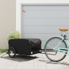 Vozík za bicykel, čierny 45 kg, železo-ForU-94052