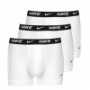 Pánske boxerky Nike Everyday Cotton Stretch Trunk 3P - Biely (XL)