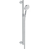 HANSGROHE Raindance Select S sprchová súprava, ručná sprcha 3jet priemer 125 mm, 90 cm sprchová tyč, jazdec a sprchová hadica 160 cm, biela/chróm, 26322400