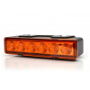 WAS Výstražné svetlo oranžové, W117 LED, 7 funkcií,