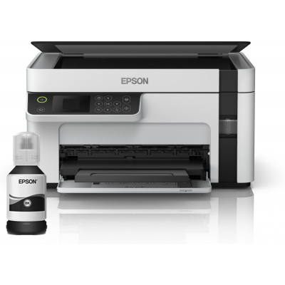 EPSON tiskárna ink EcoTank Mono M2120, 3in1,A4, 1200x2400dpi, 32ppm, USB, Wi-Fi, 3 roky záruka po reg., Trade In 500 Kč C11CJ18402 Epson