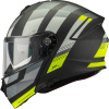 Výklopná helma na motorku MT Genesis SV Stroke B13 matná černo-šedo-fluo žlutá Veľkosť: XL