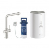 GROHE Red Duo a bojler veľkosti M, Supersteel 30327DC1