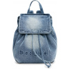 Desigual Dámsky batoh Half Logo Denim 26SAKD075005