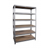 Meets-ecommerce UG Kovový regál profi 230x130x50, 4-7 políc Farba: Pozink, Počet polic: 6 políc