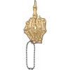prívesok HUF MIDDLE FINGER SPINNER Antique Brass
