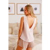 Dámske pyžamo Doctor nap 4406 - PRUHY - beige-ihneď