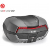 GIVI V58NNG kufor Maxia 5 čierny (Monokey), červená optika, 4 šedé lakované kryty, objem 58 ltr