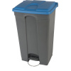 Pedálový/nášľapný zberač odpadkov ,objem 90 l, š x v x h 505 x 790 x 410 mm EUROKRAFTbasic