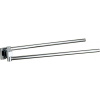 Mexen Rufo dvojitý otočný vešiak na uterák, chróm - 7050925-00