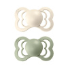 Bibs cumlíky kaučuk 2 ks Supreme 6-18 mesiacov Ivory/sage