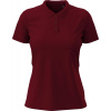 Claire Short sleeve Polo dámske STEDMAN, červená Bordeaux, XXL