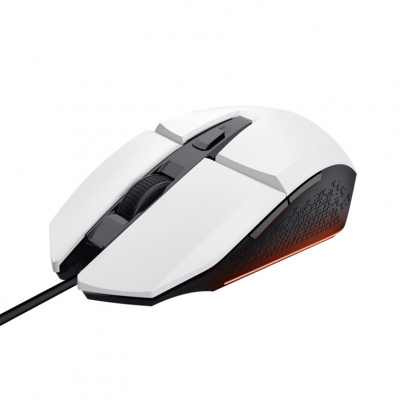 TRUST myš GXT 109W FELOX Gaming Mouse, optická, USB, bílá 25066