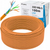 SIEŤOVÝ KÁBEL LAN KRÚTENÁ DVOJLINKA RJ45 UTP KAT.5E CAT.5E 100 M LANBERG