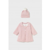 Detský kabátik Mayoral Newborn 2412.2B.Newborn.9BYA ružová 75