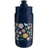 Cyklistická fľaša Trek Fly Floral 550 ml - dark blue/light yellow uni