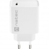 Universální nabíječka Natec RIBERA 20W 1X USB-C, bílá NUC-2059