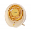 Aigostar B.V. | Aigostar - Stolný nabíjací ventilátor 3W/5V 1200mAh USB oranžová | AI1561