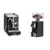 La Pavoni Mini Cellini, black + Eureka Mignon Specialita Smart, CR black