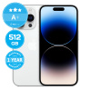 Apple iPhone 14 Pro Silver 512GB A+ Repasovaný