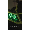 Angel Eyes pre sadu LED svetiel RJWC Neutrino 2 CAN-AM Outlander G2, Renegade G2 Farba: Zelená