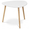 Konferenčný stolík 55x55x45cm, mdf, biela, AF-1134 WT
