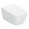Geberit AQUACLEAN SELA SQUARE závěsné WC s bidetovým sedátkem, SoftOpening, TurboFlush, KeraTect