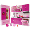 FunPlay FP-6117 Plastová kuchynka pre bábiky 31x13,5x6 cm ružová
