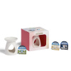 Yankee Candle darčeková sada Aromalampa + 3 ks vosk + 1 ks čajová sviečka