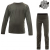 SENSOR MERINO AIR SET detský tričko dl.rukáv + spodky olive green Veľkosť: 100