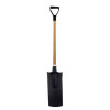 Rýľ štychar 52 cm, kladivkový lak s bukovou násadou, PVC rukoväť