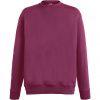 Mikina pánska Fruit of the Loom Lightweight Set-In Sweat - vínová, M