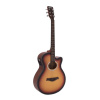 Dimavery AW-400, elektroakustická kytara typu Folk, sunburst