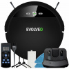 EVOLVEO RoboTrex H6, robotický vysavač, stírání vodou, nabíjecí stanice, černý RTX-H6-BK