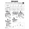 SHAD K0GD16ST RÁMEČEK RÁMU PRE KYMCO X-TOWN 125 (SHAD K0GD16ST RÁMEČEK RÁMU PRE KYMCO X-TOWN 125)