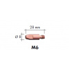 Prievlak 1,0 mm M6 x 8 x 20