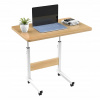 Stolík / Písací stôl pod laptop do postele na kolieskach s nastaviteľnou výškou, mobilný