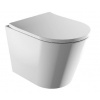 OMNIRES Tampa - Závesné WC s doskou SoftClose, Rimless, biela TAMPAMWBP