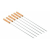 Grilovacie ihly s drevenými rúčkami 6ks