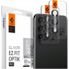 Spigen Glass EZ Fit Optik Pro 2 Pack Black Samsung Galaxy S23/S23+ AGL05962
