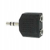 Redukcia JACK 3,5 stereo konekt./ 2x JACK 3,5 stereo zdierka